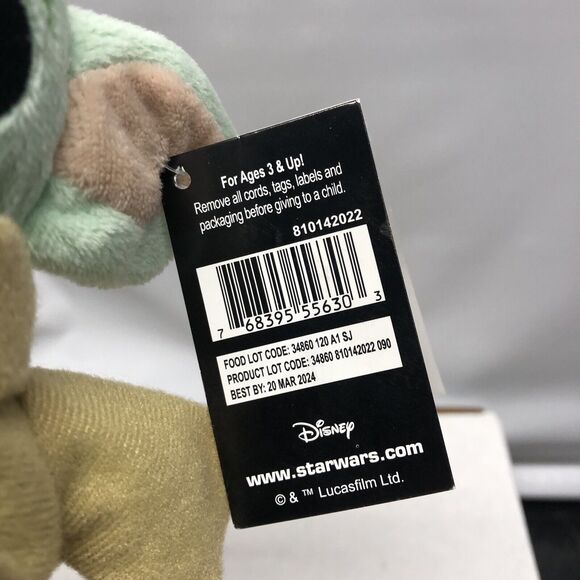 Star Wars Mandalorian Grogu Baby Yoda Plush Stuffed Animal Toy 7" NEW w/ Tag - Picture 14 of 14